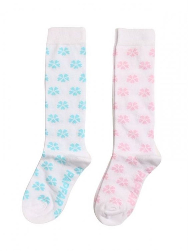 Papfar Maggie 2' li Çorap Set - Mavi - Pembe