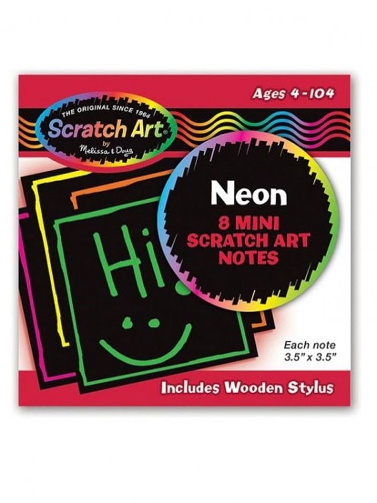 Melissa & Doug Neon Notlar - Kazıma Sanatı