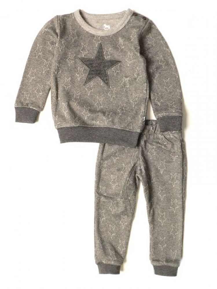 Bebeque Zozo Koyu Gri Set