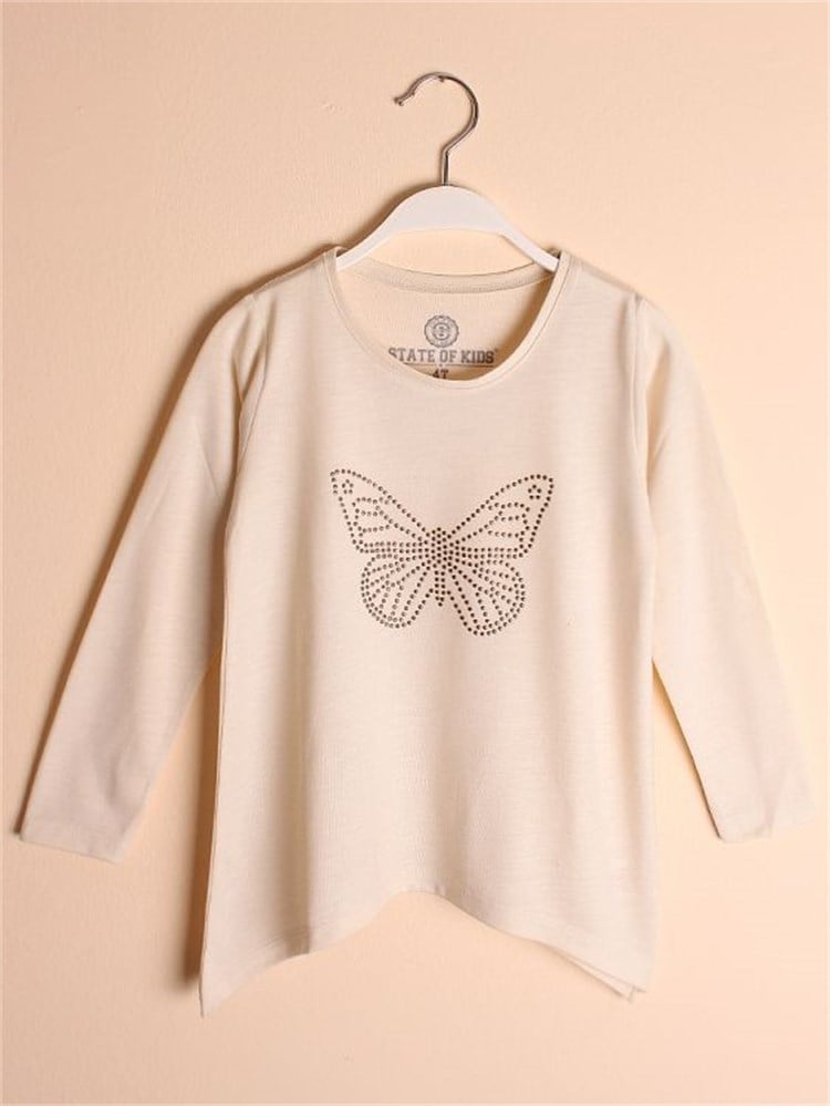 State of Kids Tunik - Kelebek - Ekru