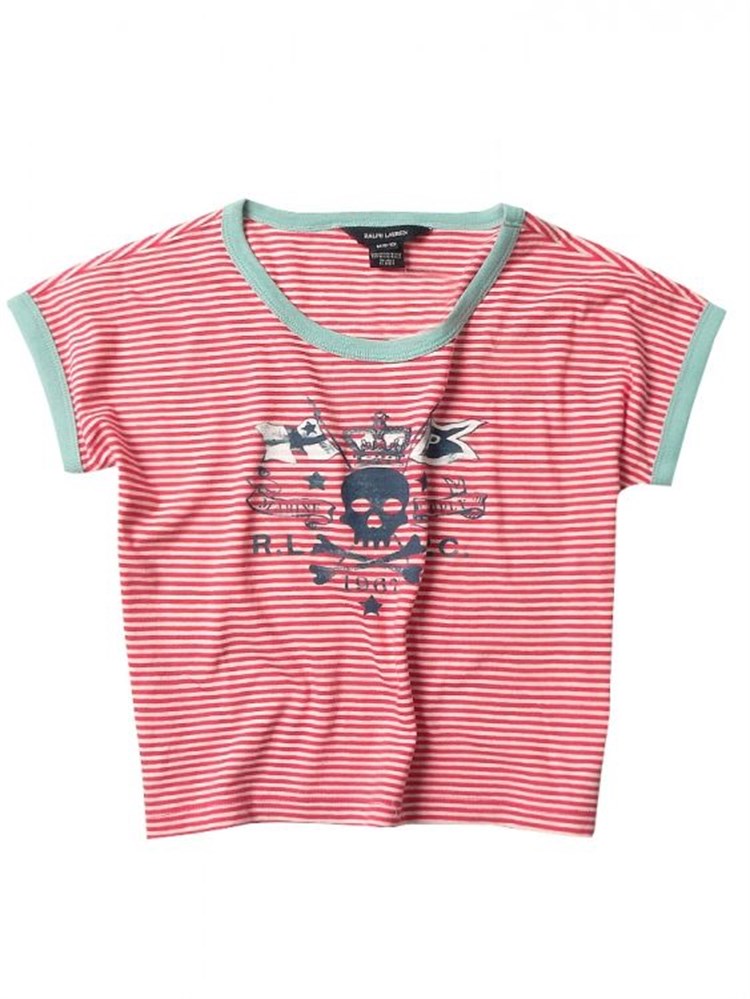 Ralph Lauren Bisiklet Yaka T-shirt - Kırmızı