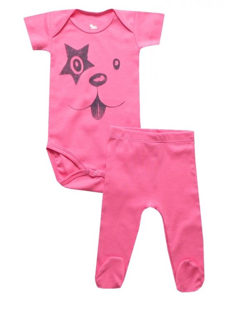 Bebeque Sweet Dog Set - Pembe