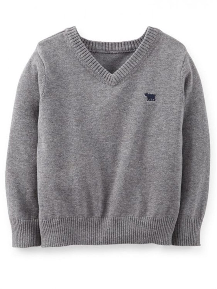 Carter's V Yaka Sweatshirt - Gri