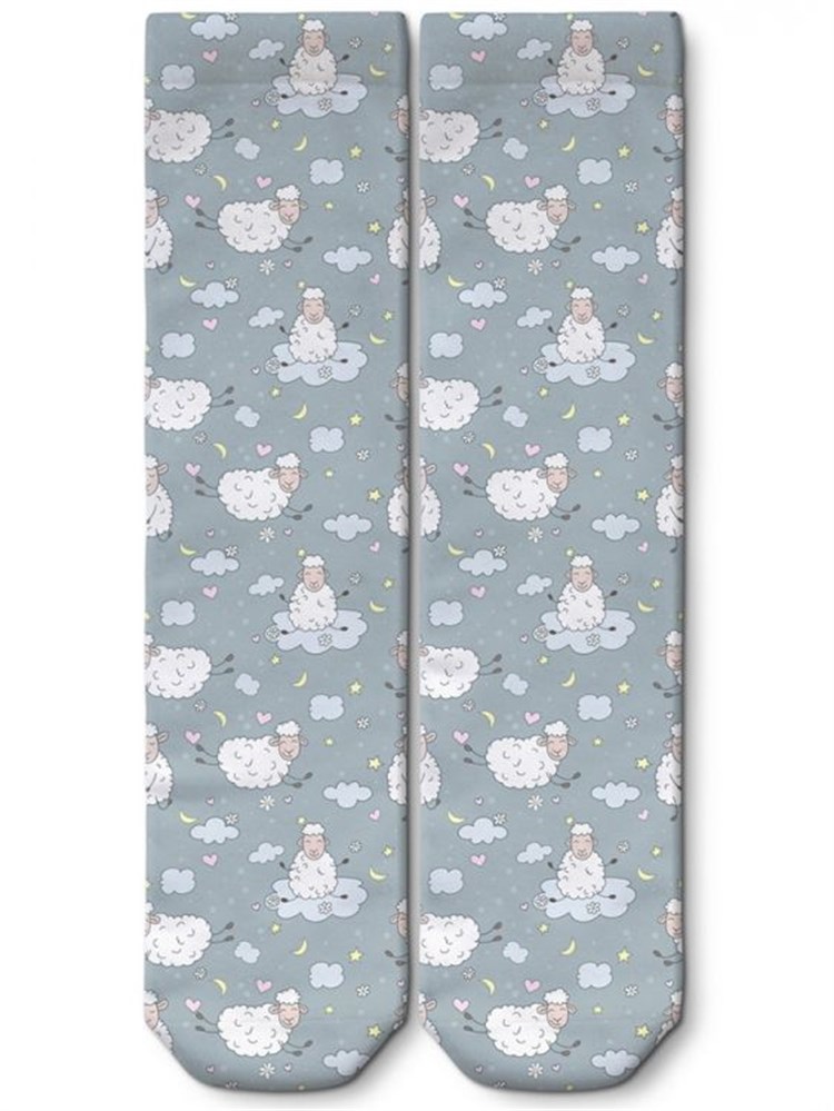 Ogobongo Dijital Baskılı Çocuk Çorap / 3-6 Yaş