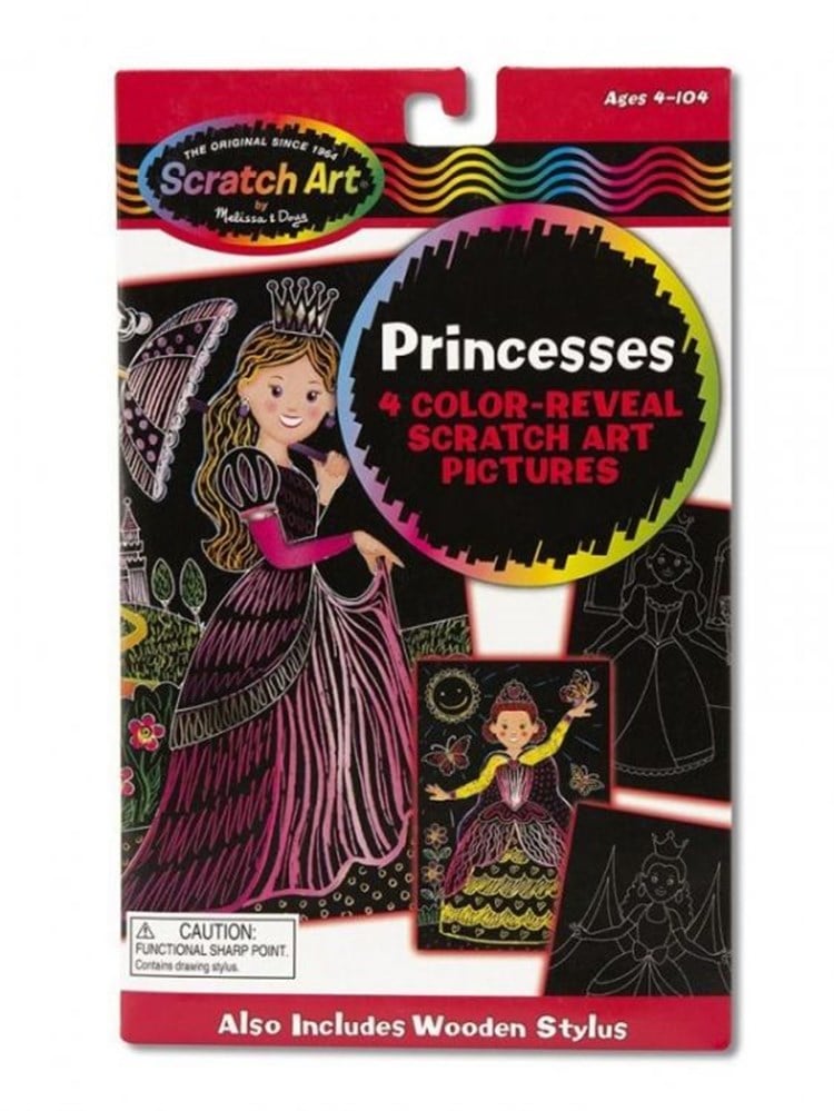 Melissa & Doug Renkli Prensesler - Kazıma Sanatı