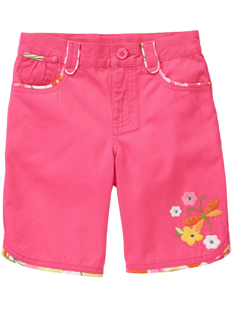Gymboree Çiçek Nakışlı Şort