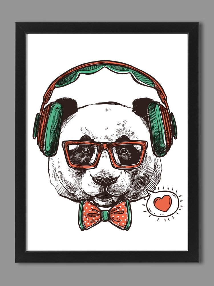 MINDESIGN Hipster Panda Çerçeve