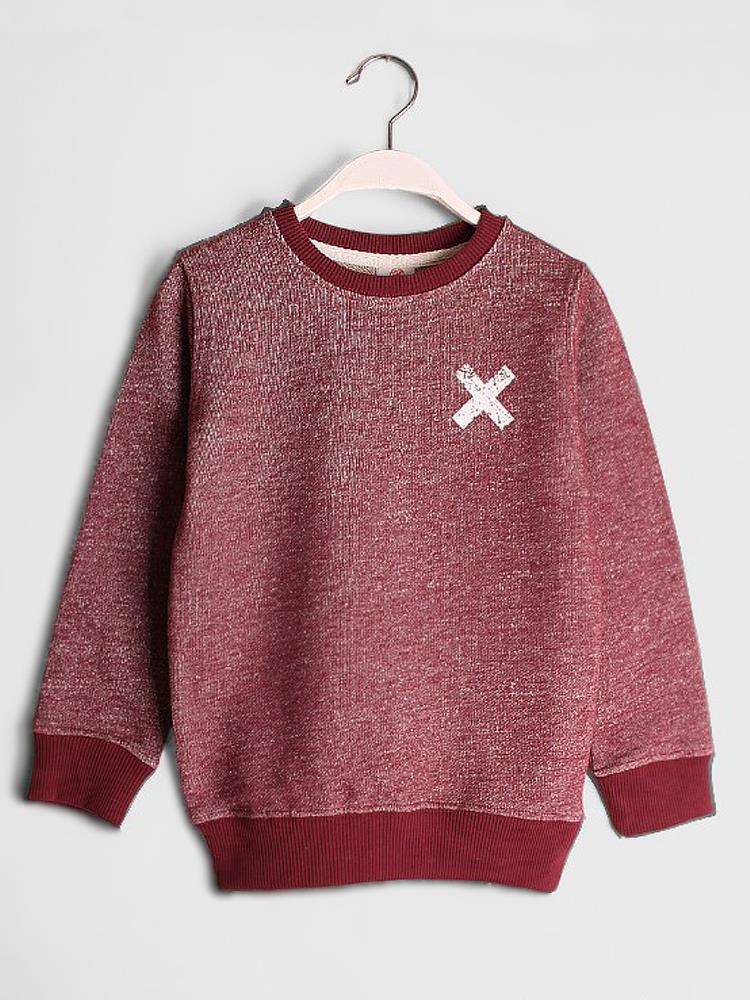 State of Kids Houston Sweatshirt - Bordo Brave