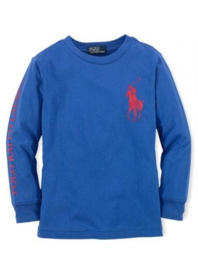 Ralph Lauren Sweatshirt - Mavi - Logolu