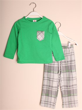 State of Kids Alaska Pijama Takımı - Yeşil