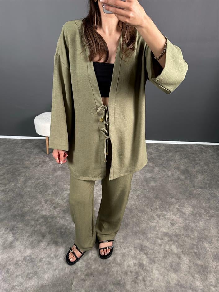 Gai Haki Kimono Keten Takım
