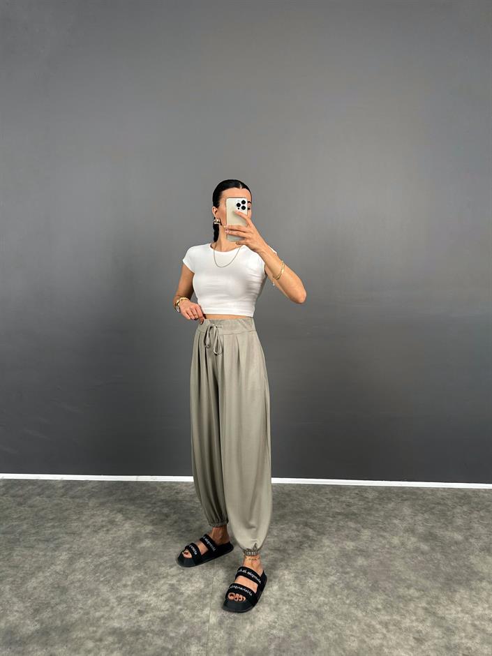 Mey Soft Haki Modal Kumaş Pantolon 
