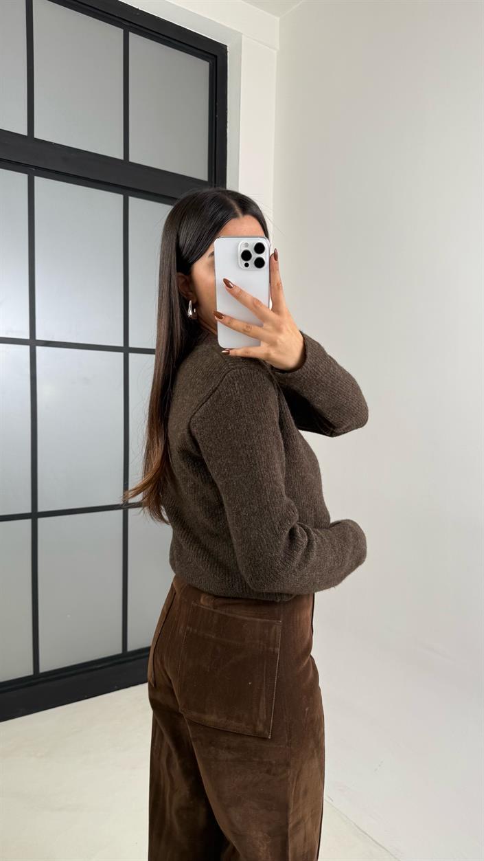 Kahve Kadife Pantolon GAUS-00331