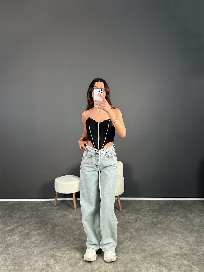 Lotta  Light Blue Wide Leg Jean