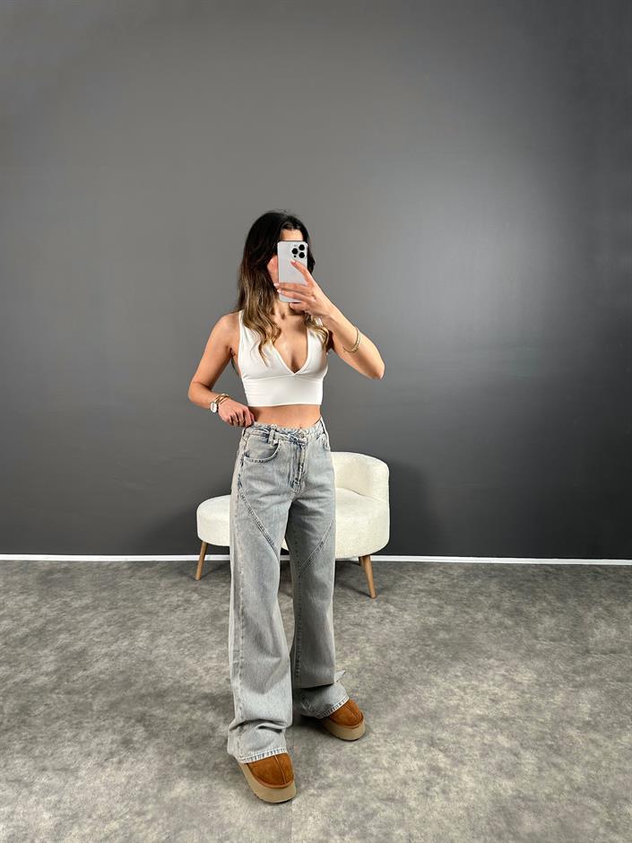 Calandia Eskitme Bol Paça Jean 