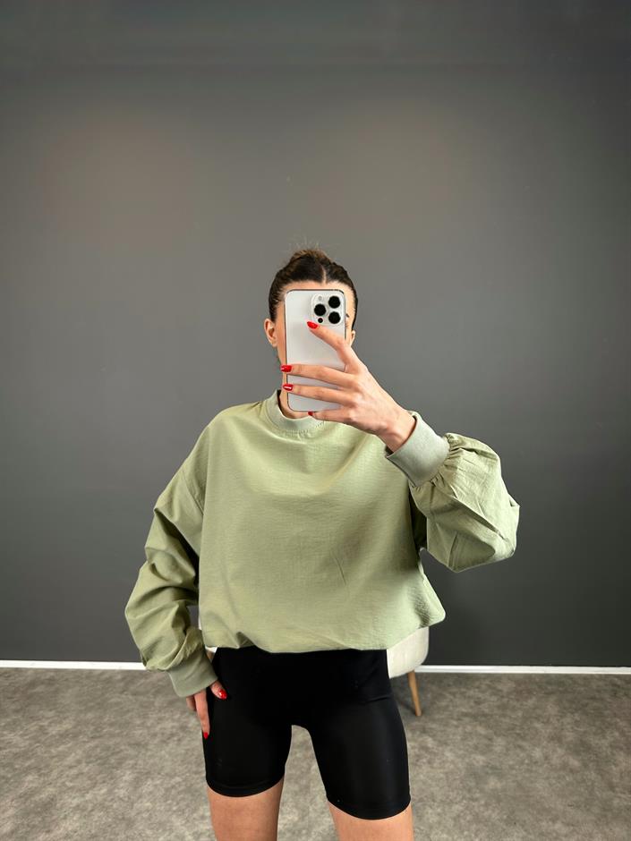 Haki Paraşüt Basic Sweat