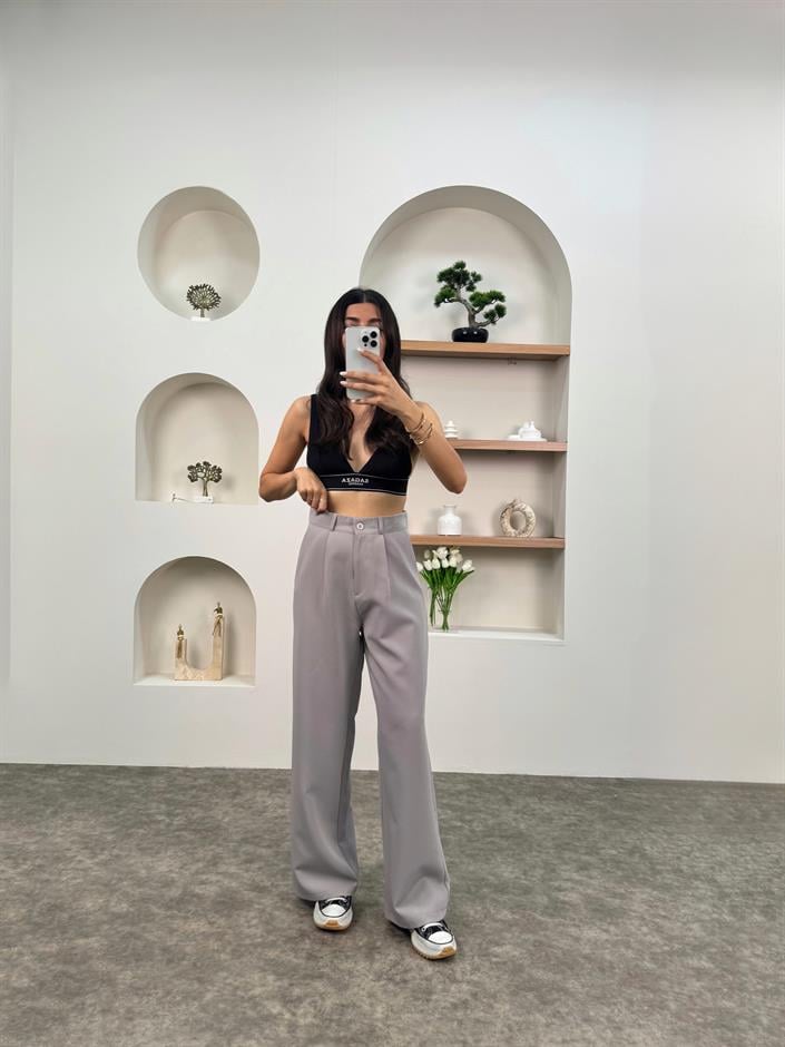 Hena Gri Palazzo Pantolon