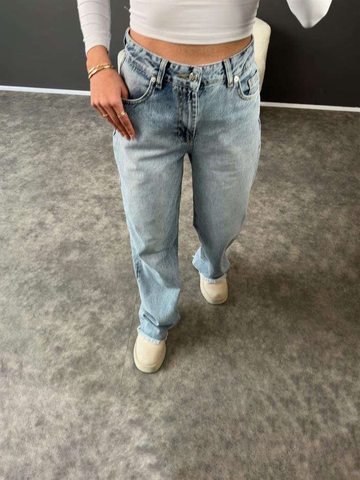 GR Kar Yıkama Wide Leg Jean 