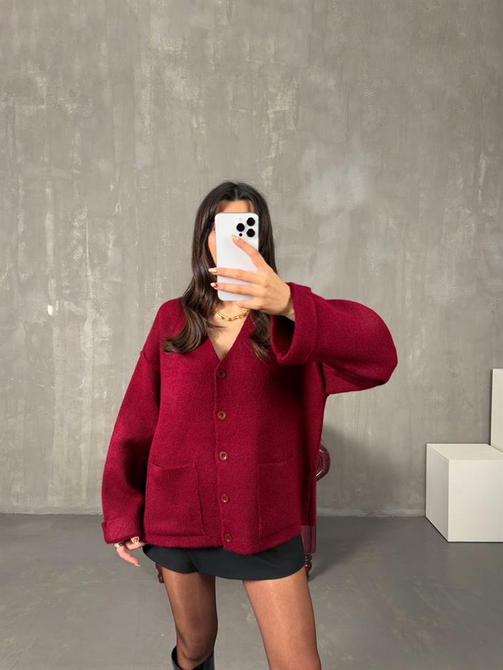 Brone Bordo Cepli Pinterest Triko Hırka