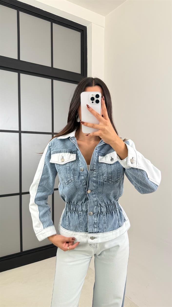 Mavi ZR Muadil Denim Karışımlı Takım GAUS-00198
