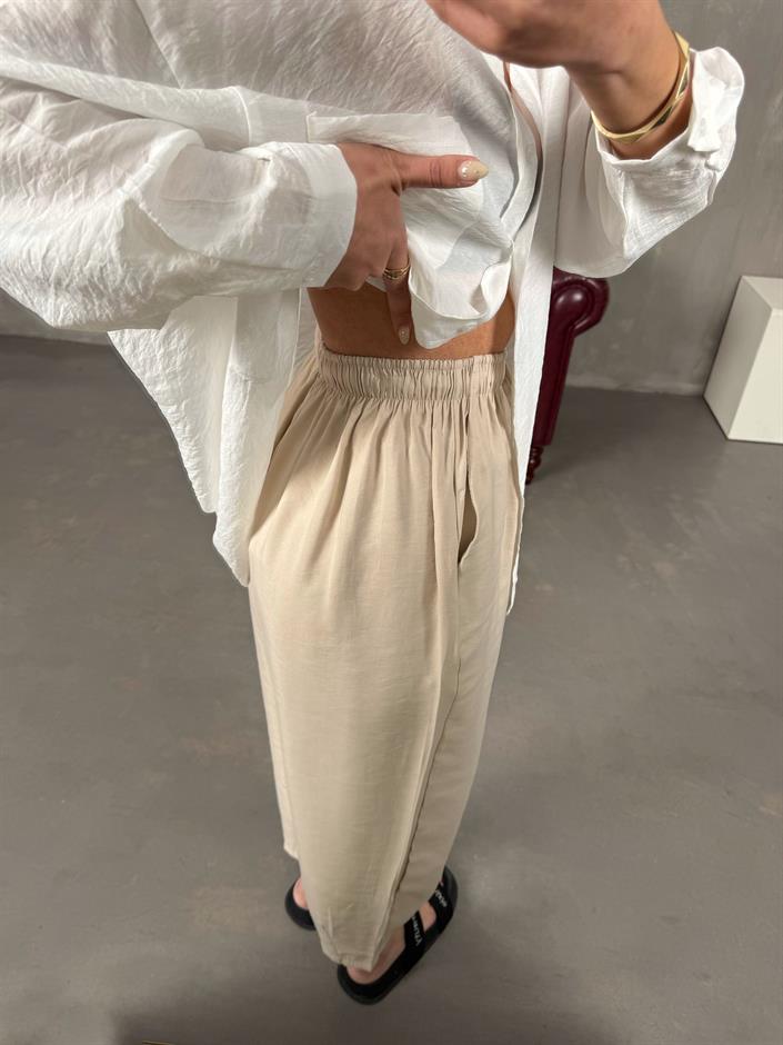 Orfi Taş Çımalı Tensel Şalvar Pantolon