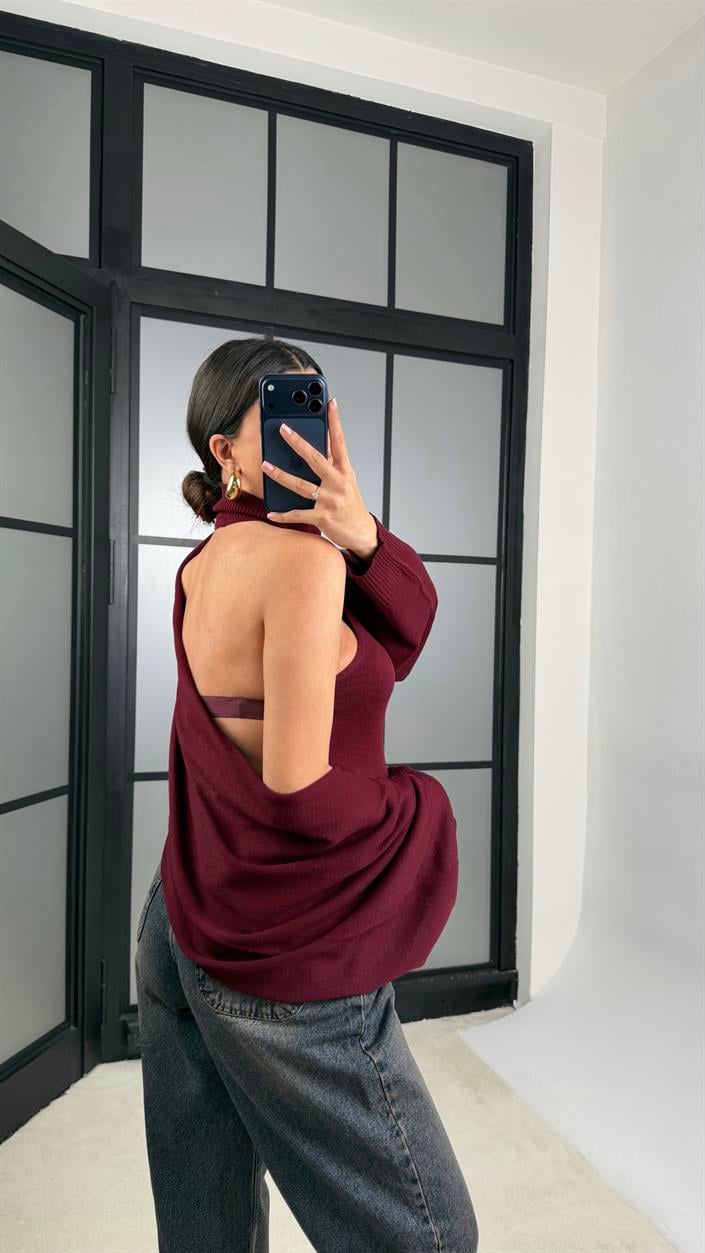 Mürdüm Bolero Detaylı İkili Triko Takım GAUS-01170