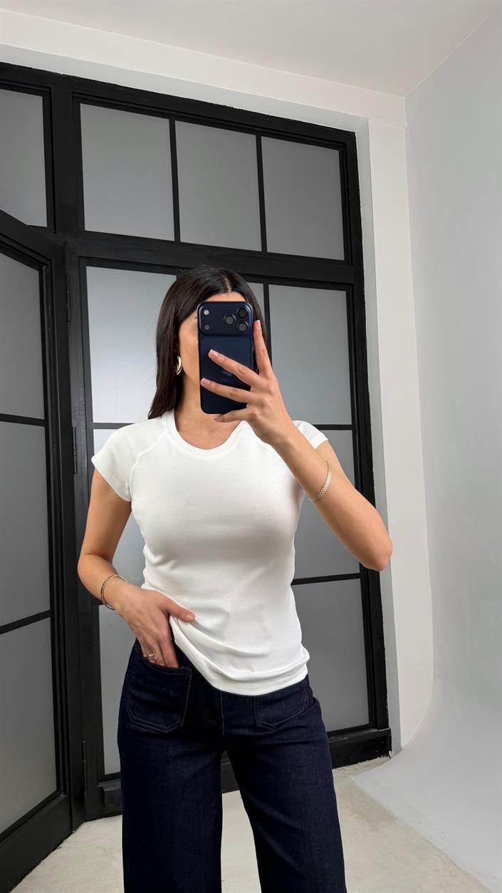 Ekru MD Muadil Basic Bluz GAUS-01351