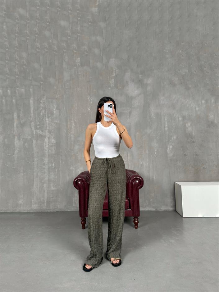 Haki Bürümcük Pantolon Gaus00067