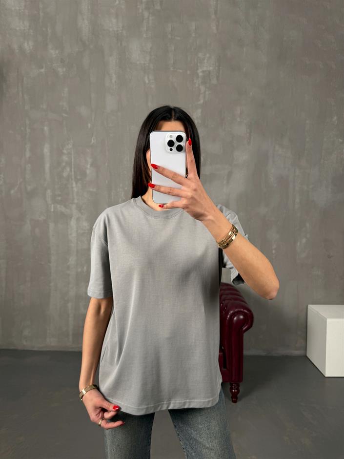 Suno Gri MD Muadil Basic Tshirt