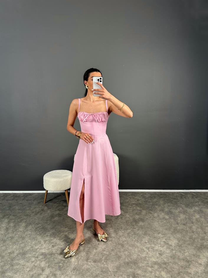 Pembe Pinterest Viral Elbise