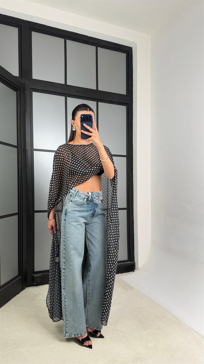 Mavi Bel Detaylı Premium Jean GAUS-01461