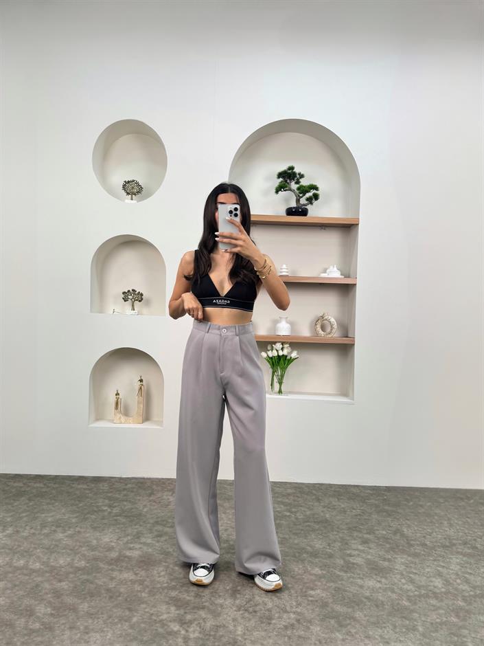 Hena Gri Palazzo Pantolon