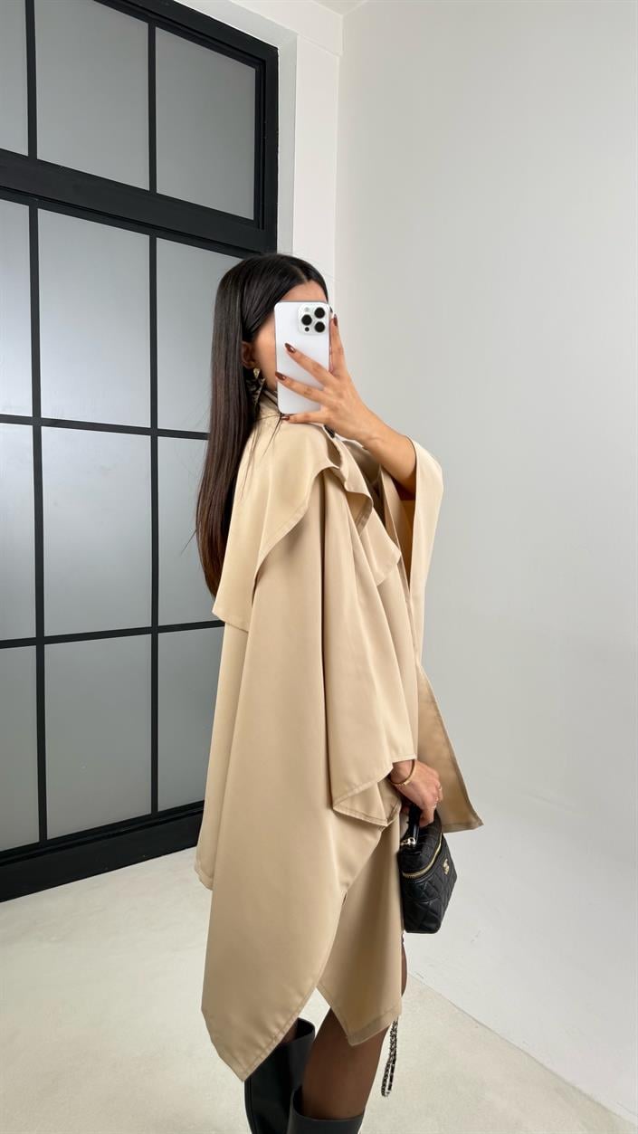 Taş Premium Tasarım Panço Trençkot GAUS-00156