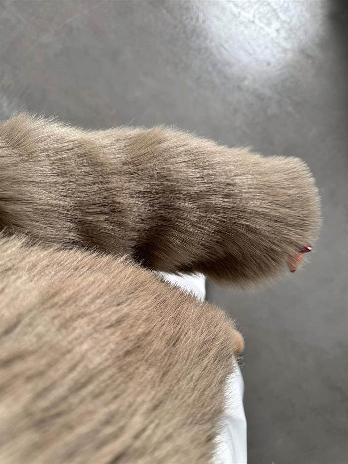 Gano Kahve Astarlı Kürk