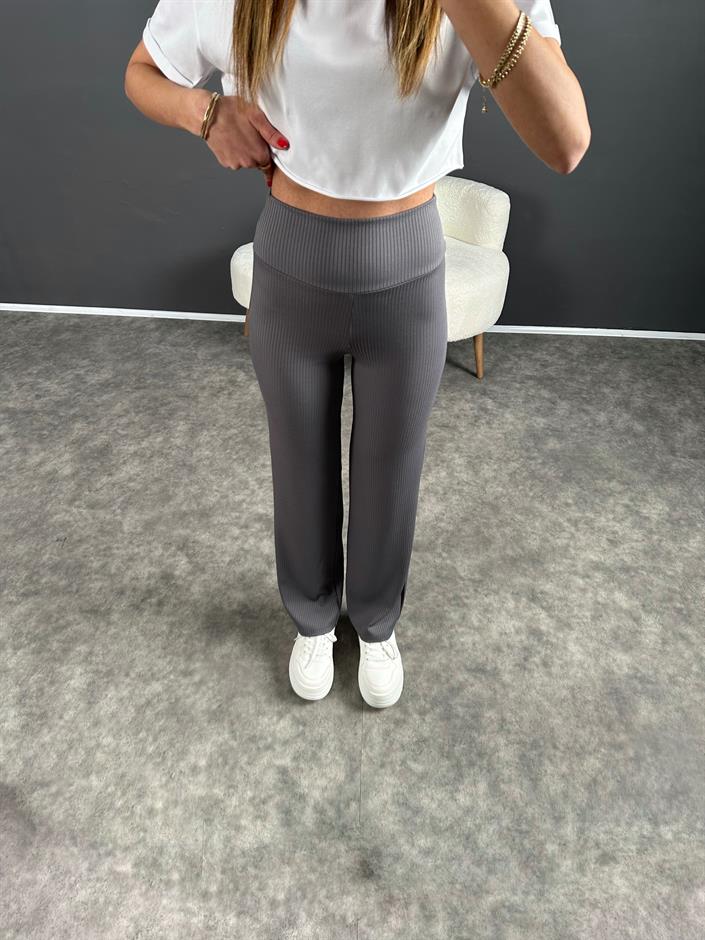 Oysh Baskılı Füme Fitilli Pantolon