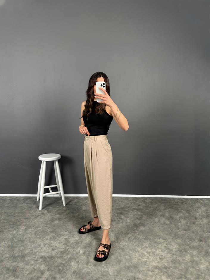 Wuud Taş İthal Kumaş Şalvar Pantolon