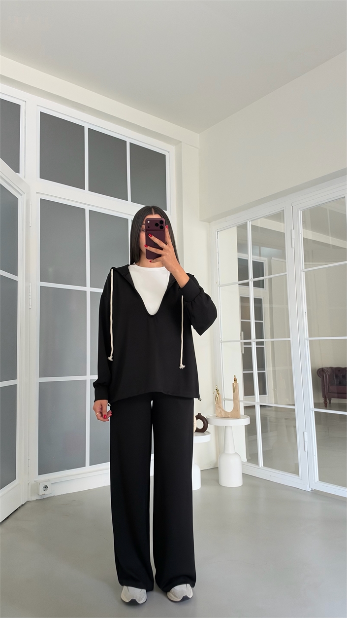 Siyah 3lü TWS Model Takım GAUS-02216