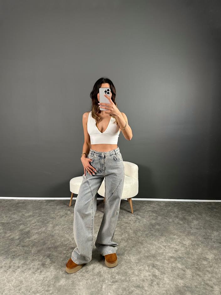 Calandia Eskitme Bol Paça Jean 