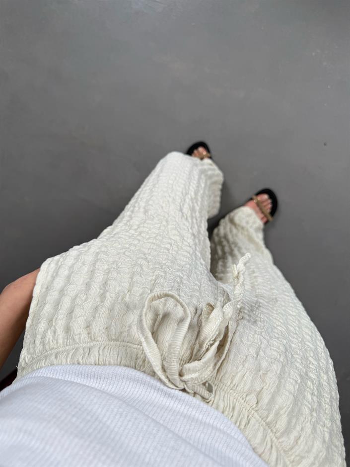 Krem Bürümcük Pantolon Gaus00067