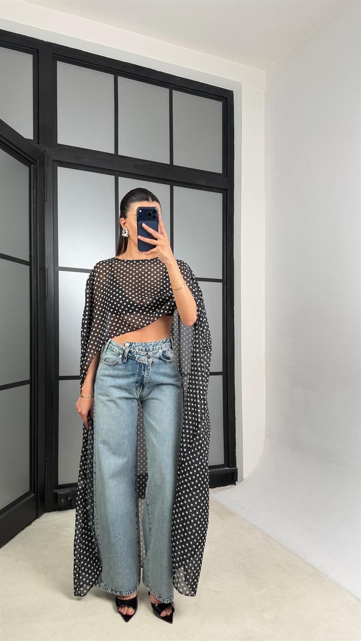 Mavi Bel Detaylı Premium Jean GAUS-01461