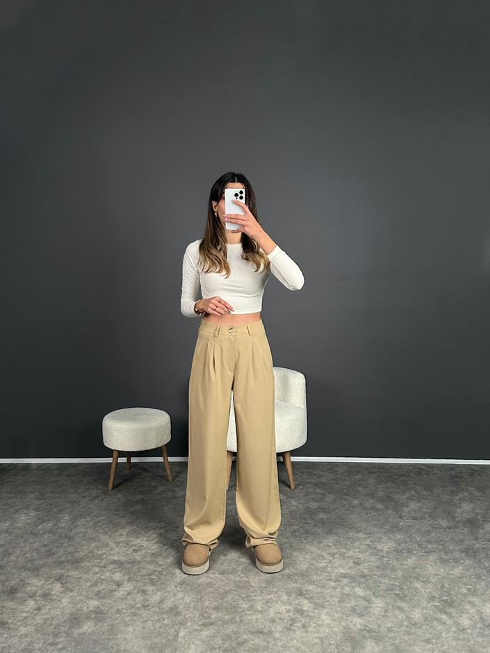 Noa Bej  Premium Palazzo Pantolon