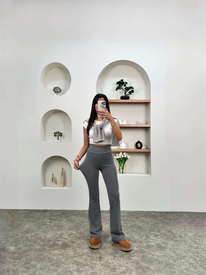 Vels Antrasit Oys Tiktk İspanyol Tayt