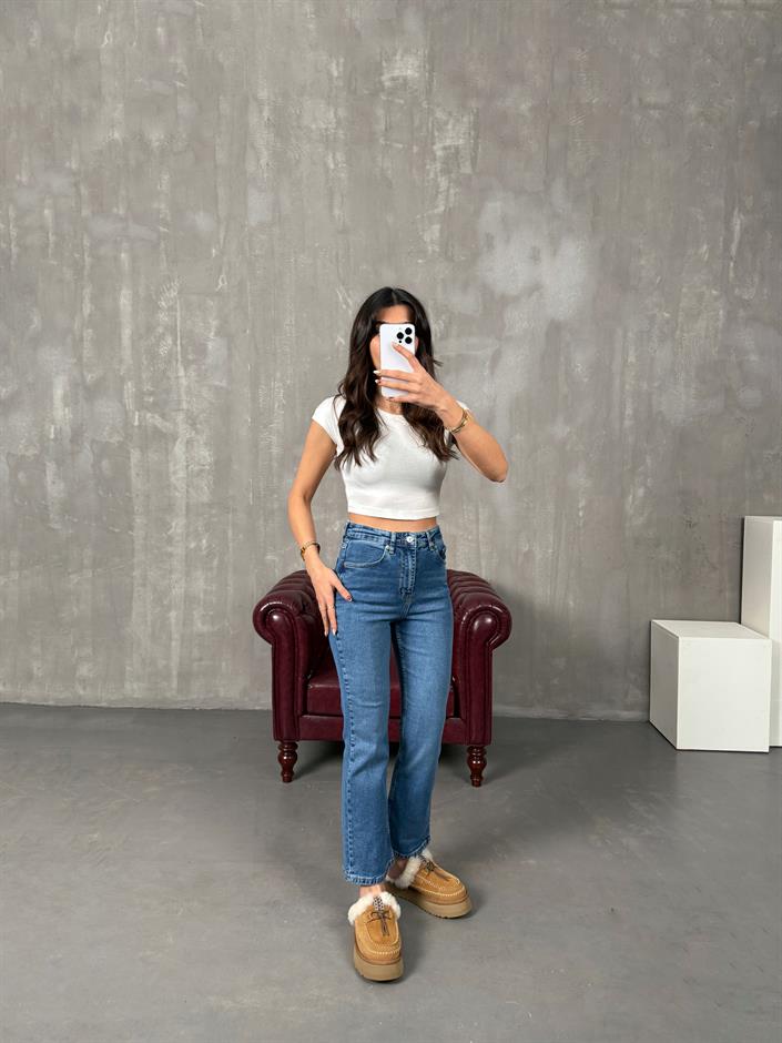 Shake Orta Mavi CS Muadil Flare Jean