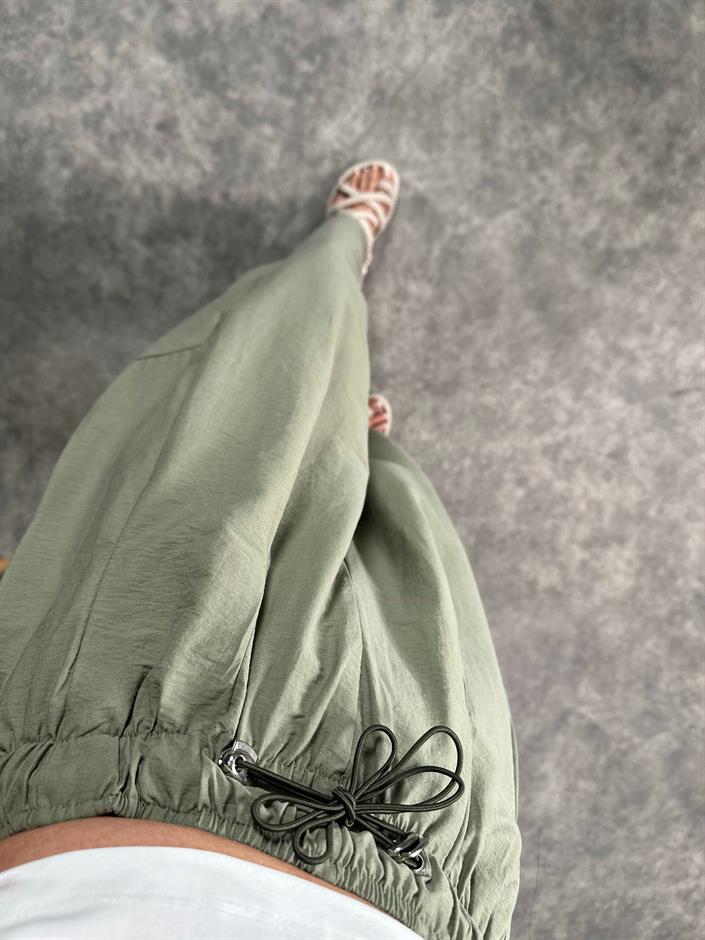 Haki Balon Paraşüt Pantolon