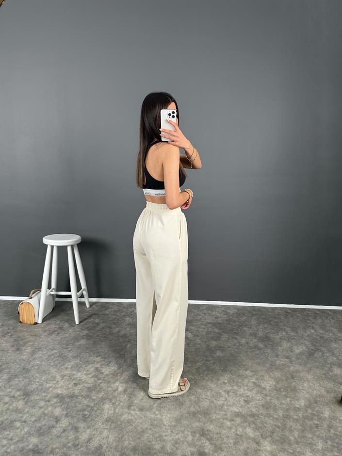 Jovia Ekru Premium Gabardin Pantolon 