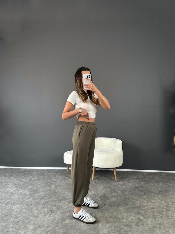 Haki Oysh Modal Jogger Pantolon