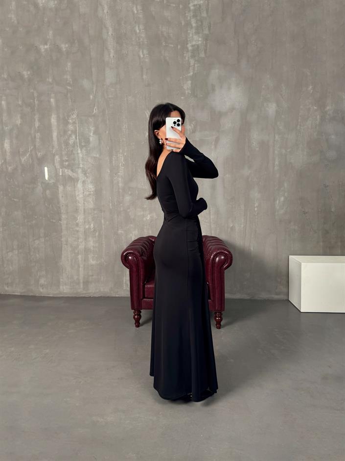 Bonita Siyah Bodysuit Etek Tasarım Takım
