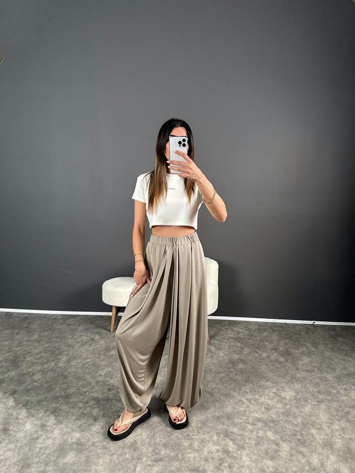 Leny Vizon Modal Şalvar Pantolon