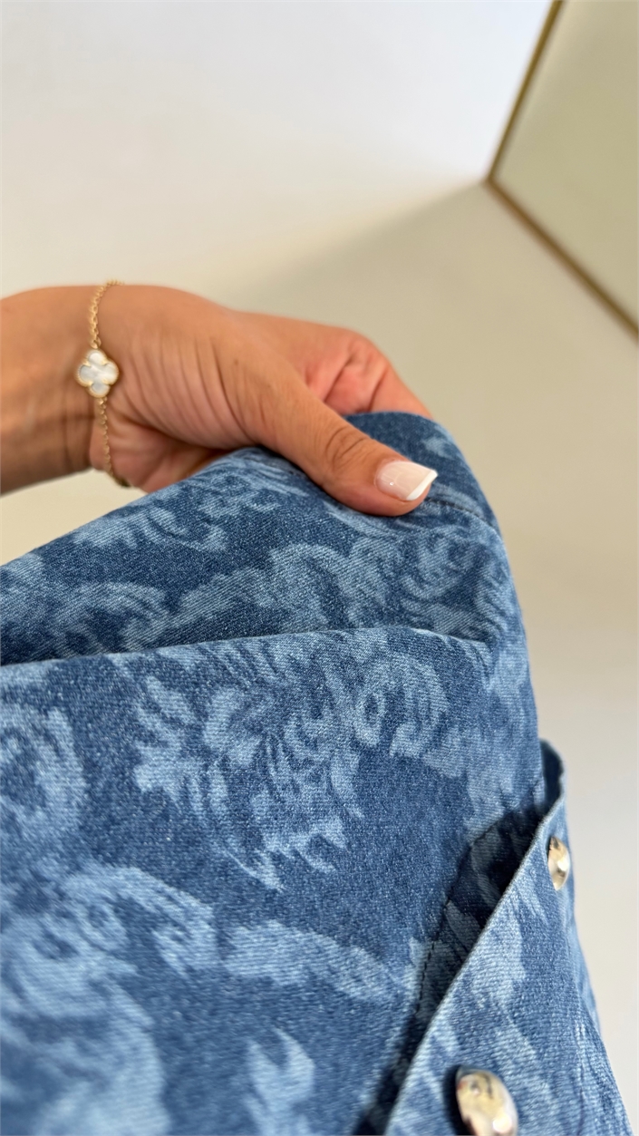 Mavi Balon Kol Denim Ceket GAUS-02039