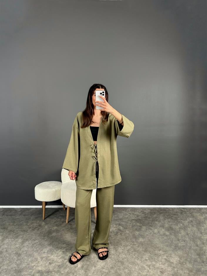 Gai Haki Kimono Keten Takım